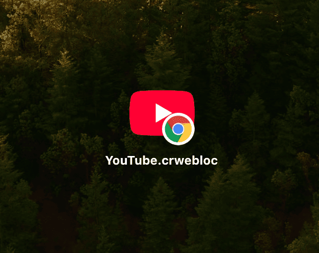 Youtube ブラウザで開く PC ショートカット作成