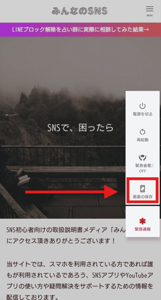 インスタ スクショ