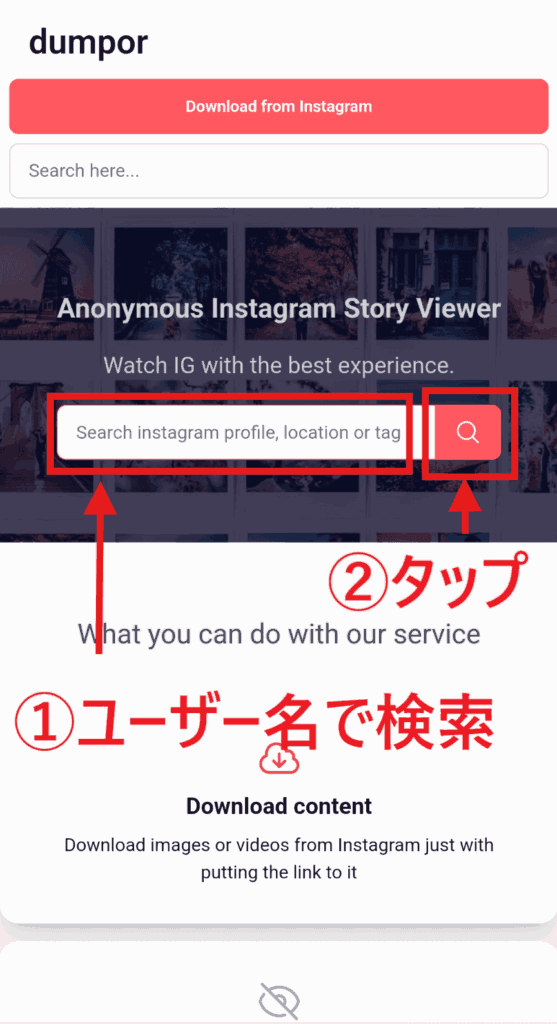 インスタ 見るだけ